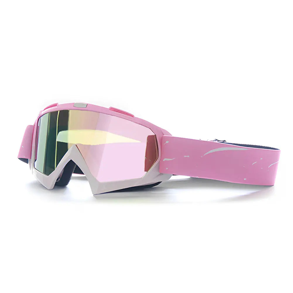 Motocross Glasses Motorcycle Pink Sunglasses Man MTB ATV Mask Windproof Protection Skiing Cycling Racing Off-Road Goggles