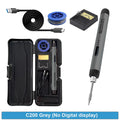 C200 USB Portable Electric Soldering Iron Kit Optional LED digital display Three Adjustable Temperature 300-420℃ Welding tools