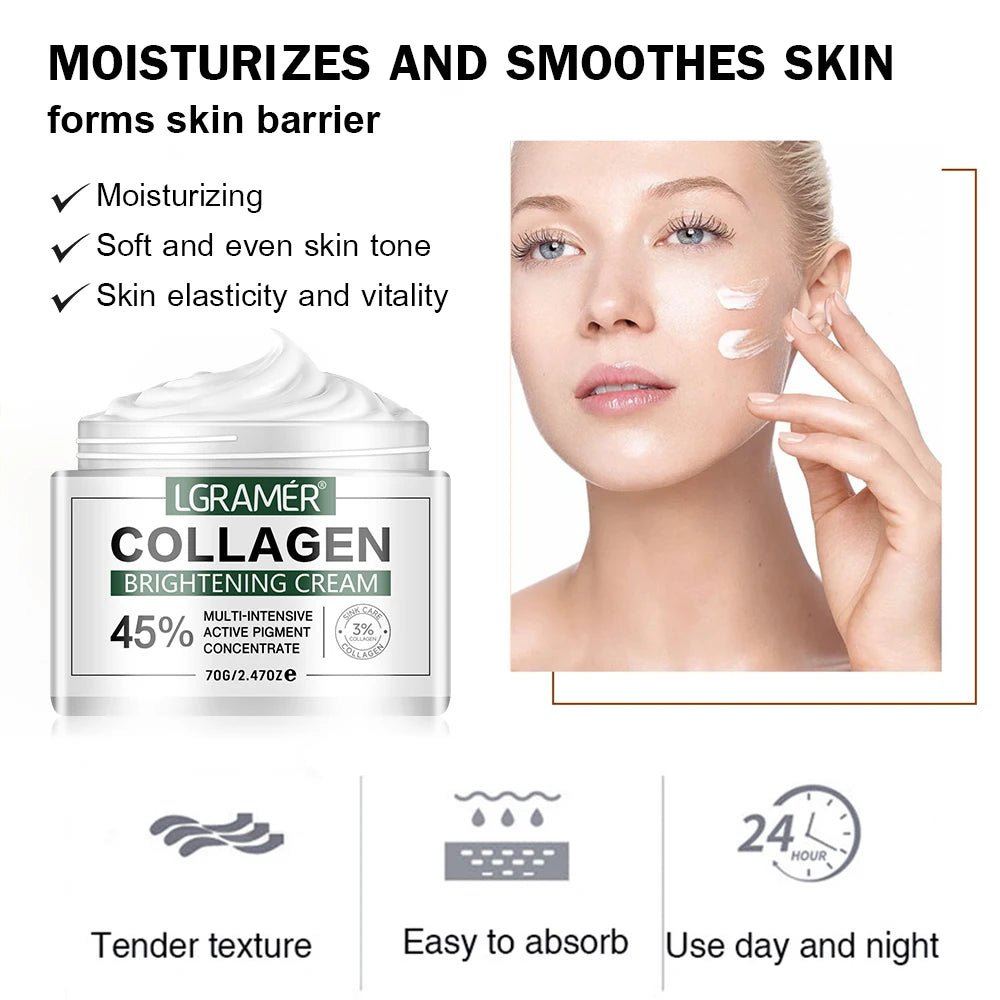 Retinol Lifting Firming Cream Collagen Eliminate Wrinkles Face Cream For Women Men Moisturizer Whitening Brighten Skin Products