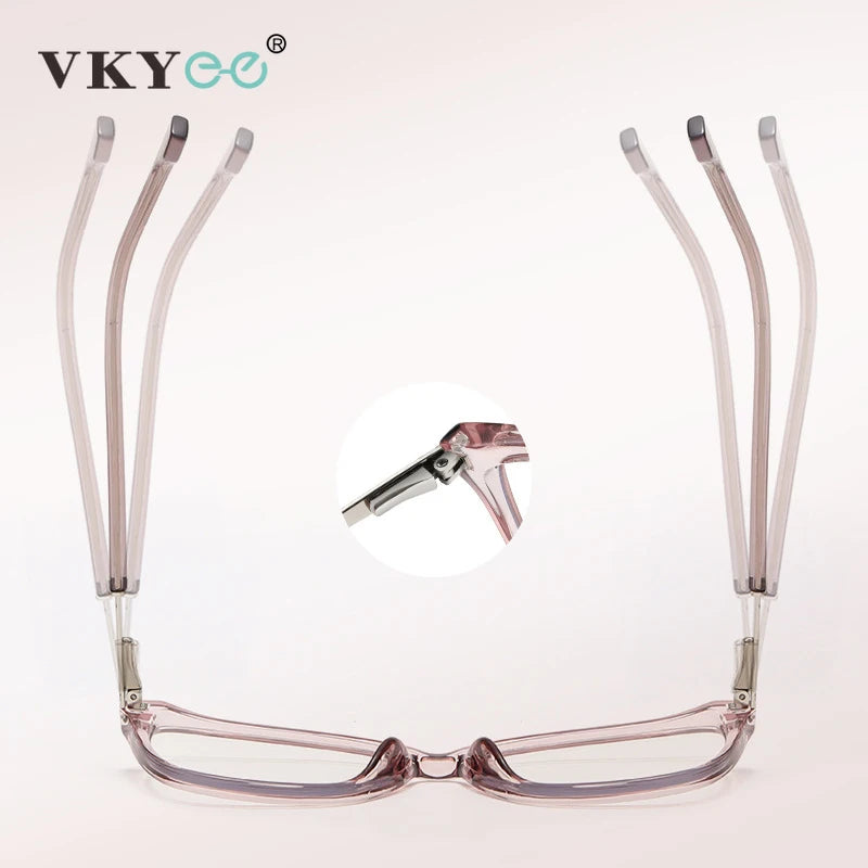 VICKY New Simple Cat's Eye Personalized Design Fashion Anti-Blue Light Reading Glasses Customizable Prescription 27007