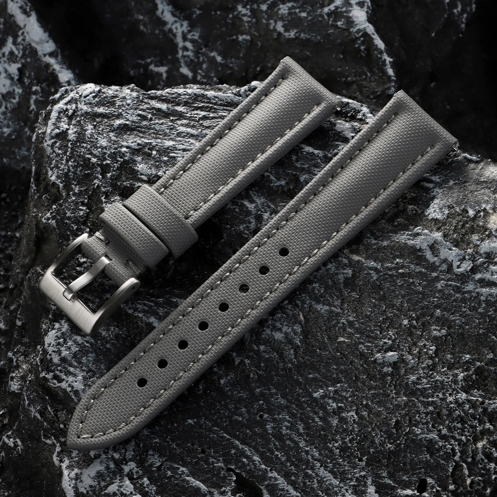 Nylon Canvas Watch Strap 18/19/20/21/22mm for Omega for Blancpain Sailcloth Waterproof Band Quick Release Leather Wrist Bracelet