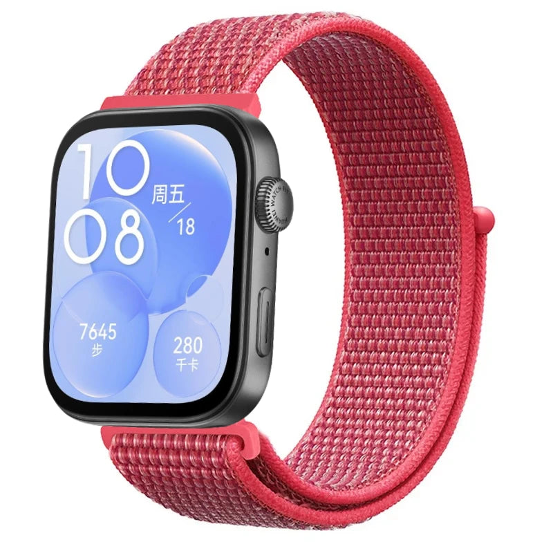 Nylon Loop Strap For Huawei Watch Fit 5/4/3 Sport Breathable Replacement Bracelet Wristband Huawei Watch Fit 4 5 Pro Accessories