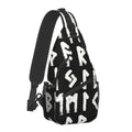 Norse Mythology Viking Crossbody Bag Sports Tree Of Life Triquetra Chest Bag Unisex Women Man Fashion Shoulder Backpacks Travel