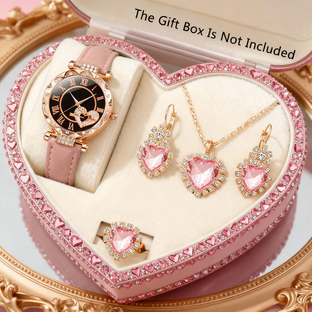 5pcs New Elegant Trendy Fashion Watch, Ideal Gift For Friends & Family For Valentine's Day, Ramadan And Birthdays.