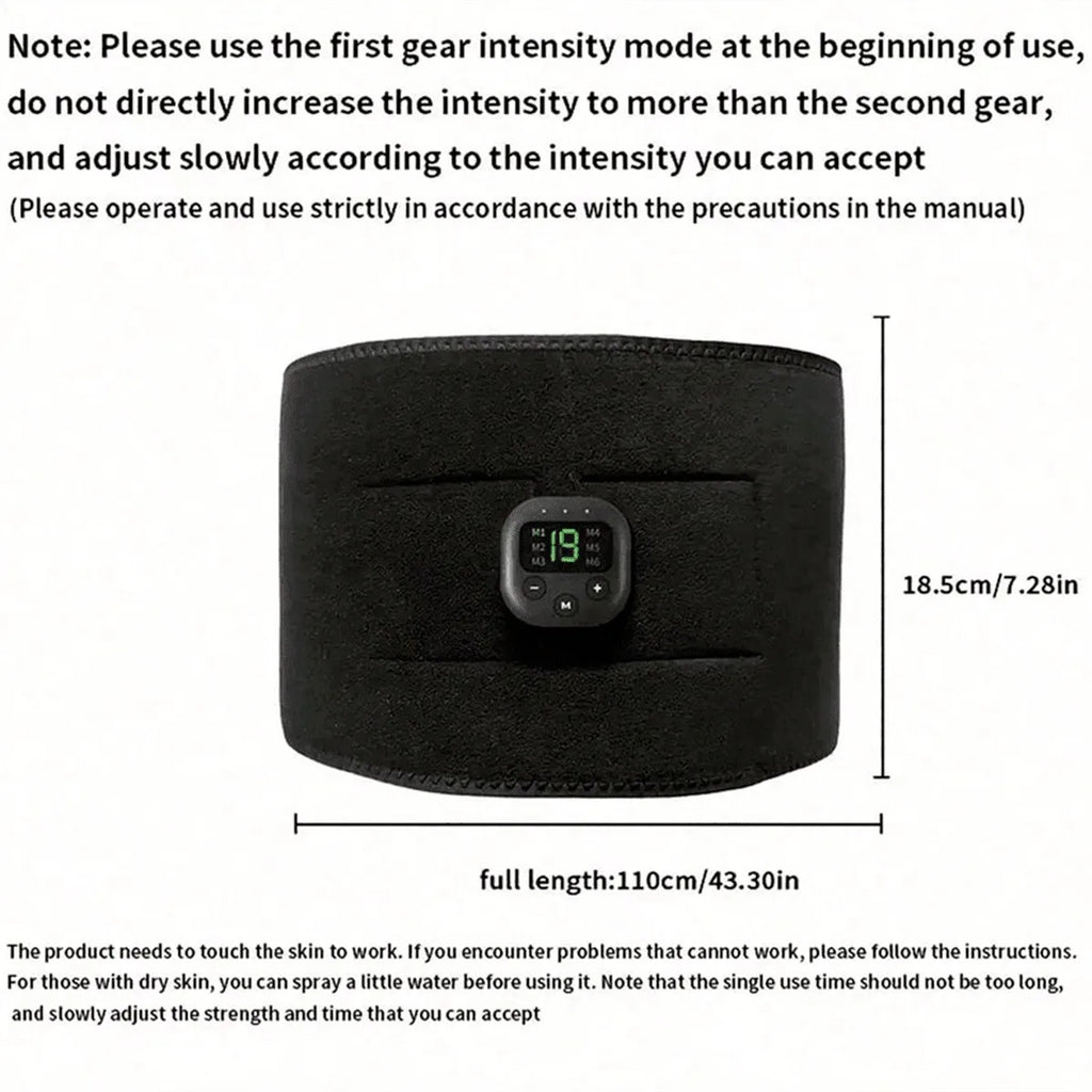2026 Waist Massager Portable USB Charging Shaper Electric Arm Hip Leg Trainer Body Shaping Belt Fitness Massagery  Rechargeable
