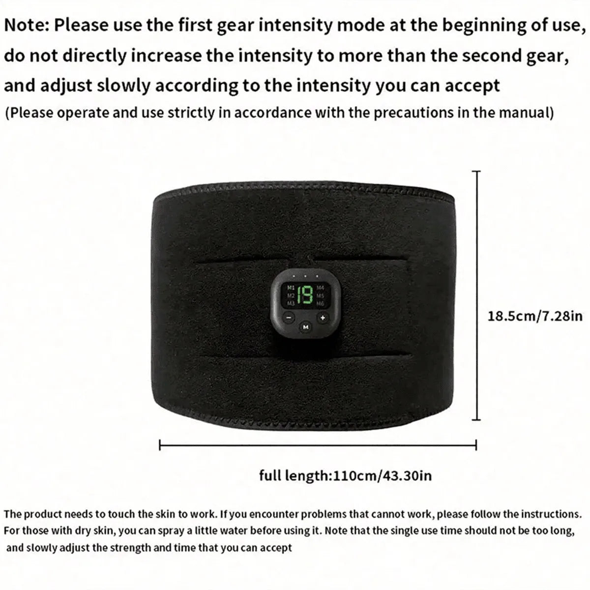 2026 Waist Massager Portable USB Charging Shaper Electric Arm Hip Leg Trainer Body Shaping Belt Fitness Massagery  Rechargeable