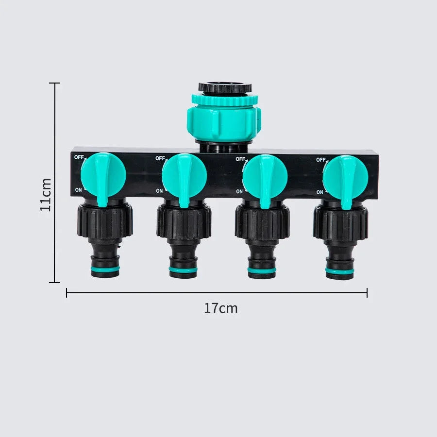 Watering Hose Connection Water Line Splitter Garden Gadgets Irrigation System Connector Agriculture Gardening Parts Supplies