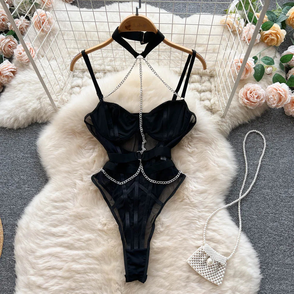Woman Fashion Comfortable Jumpsuit Women Uniform Sexy Party Hotsweet Outfit Women Cool style Long Sleeve Jumpsuit Set Halloween