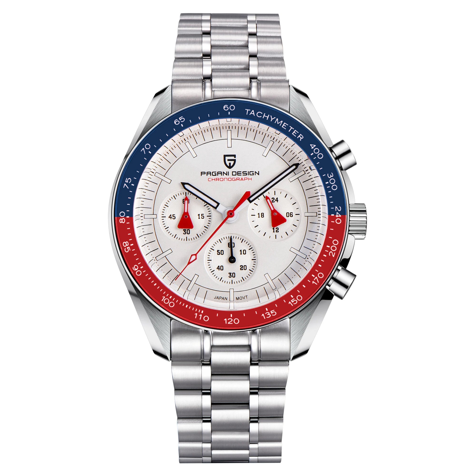 PAGANI DESIGN Moon Mens Watches Quartz Automatic Watch Men Luxury Sports VK63 Chronograph Waterproof Sapphire Reloj Hombre 2025