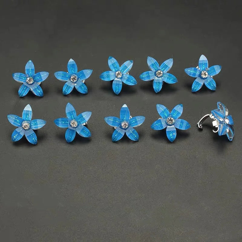 10PCS New Flower Princess Hair Buckle Hairpins Children Headwear Hairgrip Lovely Hair Clips Hair Accessories For Girls