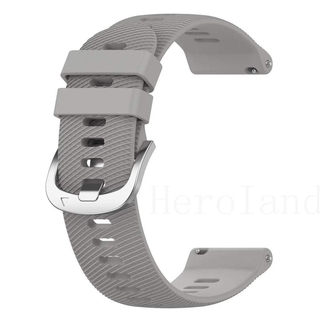 Silicone 18 20 22mm Watchband For Garmin Forerunner 265 265S 255S 255 Vivoactive 3 4 Strap Wristband For For Garmin Venu 2 Band
