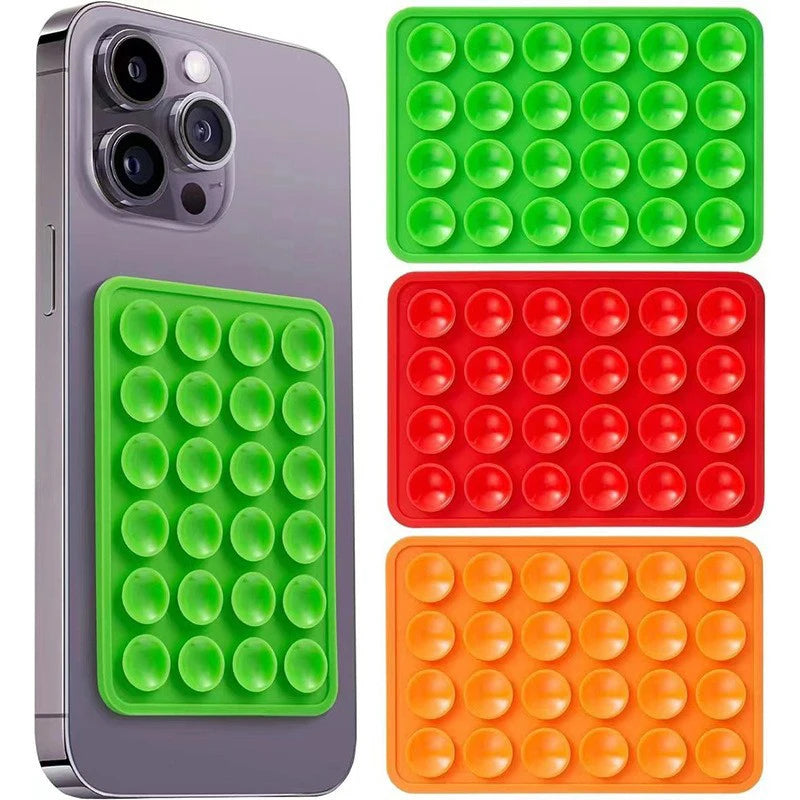 1pcs Backed Adhesive Sucker Pad For Fixed Pad Double Single Side Silicone Suction Pad For Mobile Phone Fixture Suction Cup