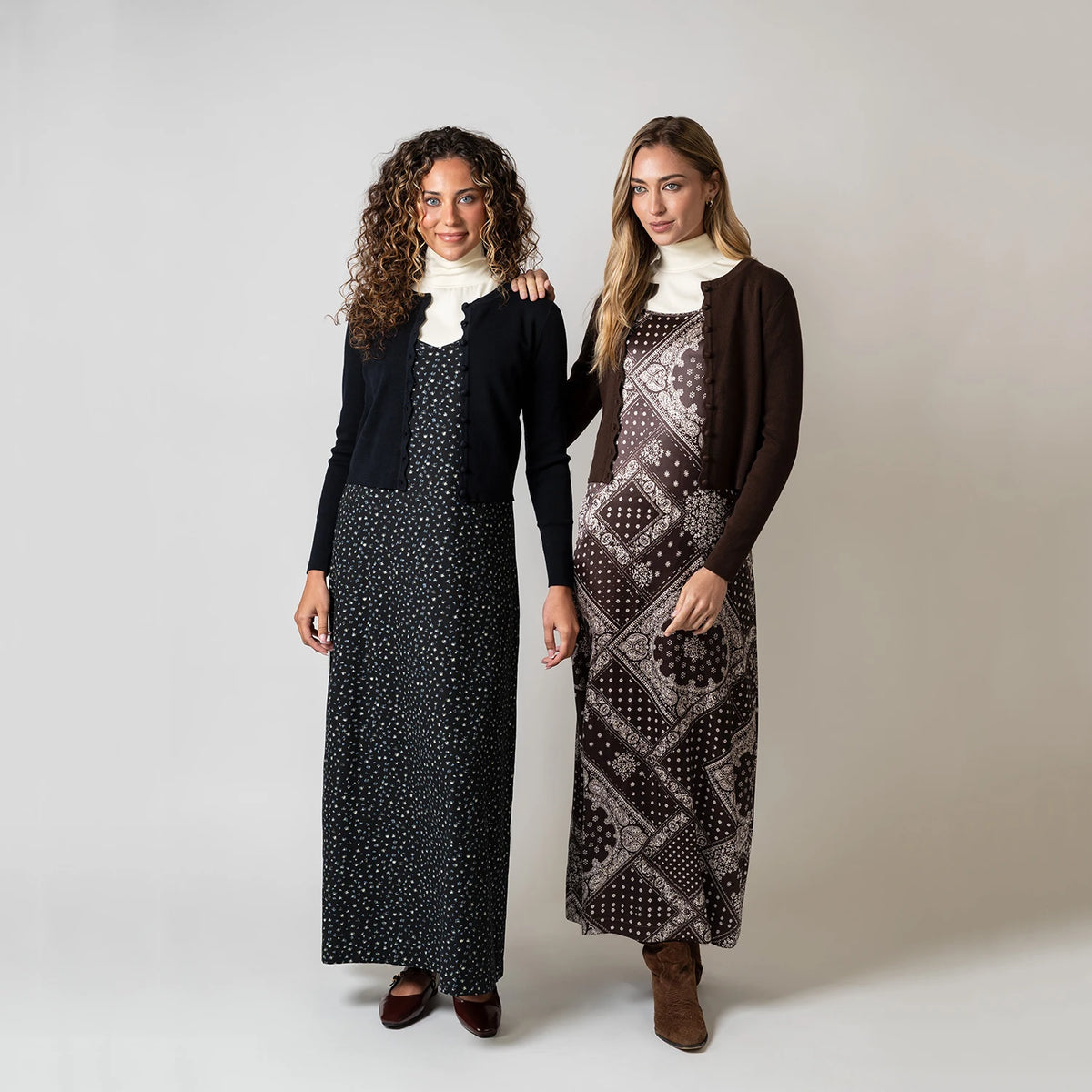 AP AW26 Women Wavy Edge Cardigan Elegant Style Single Breasted