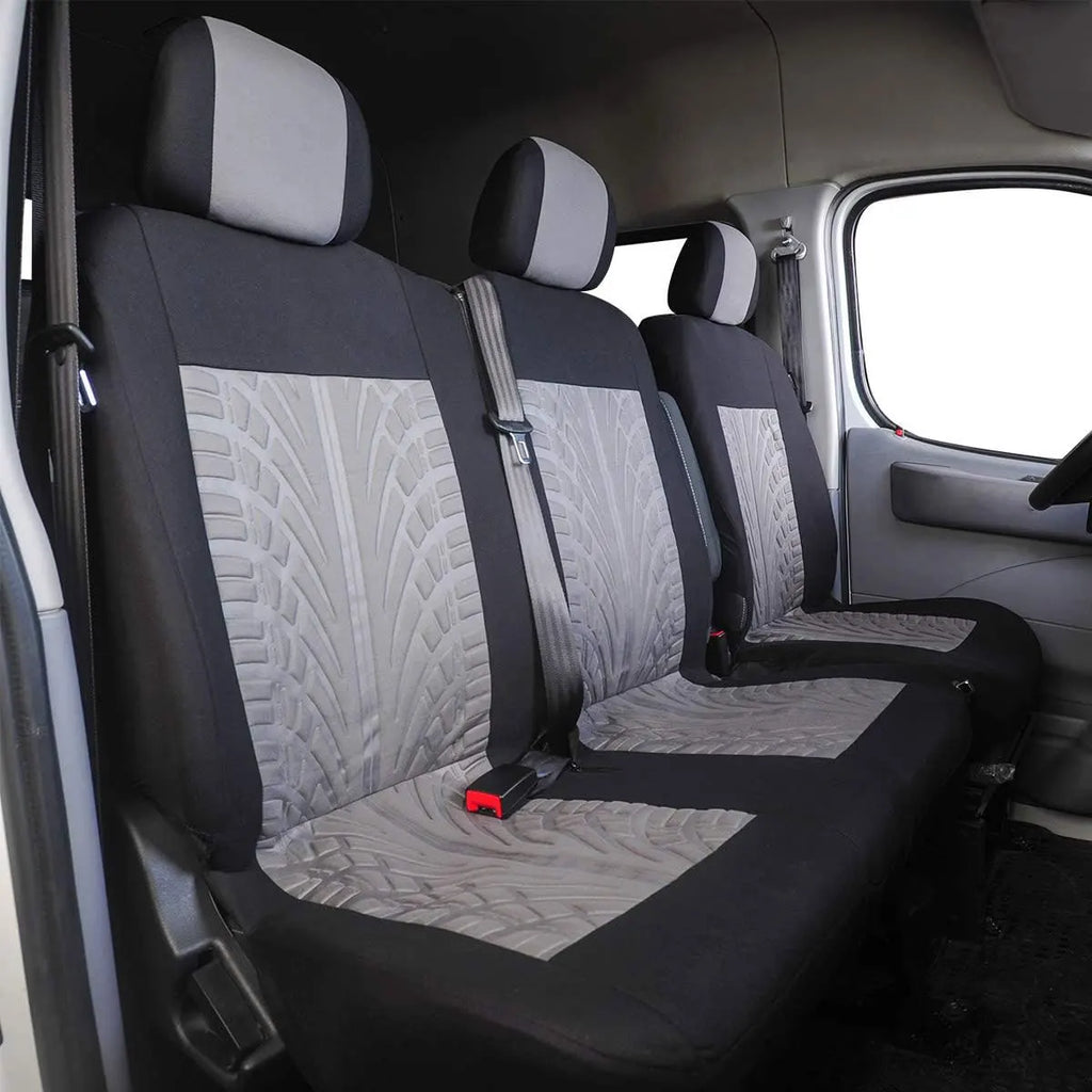 Universal Polyester Fabric Car Seat Covers for Transporter Van Truck - Protector Universal Fit Car Seat Covers