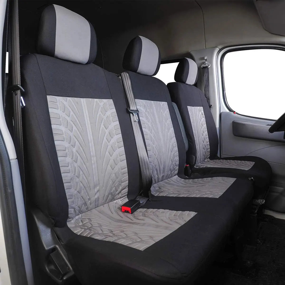 Universal Polyester Fabric Car Seat Covers for Transporter Van Truck - Protector Universal Fit Car Seat Covers