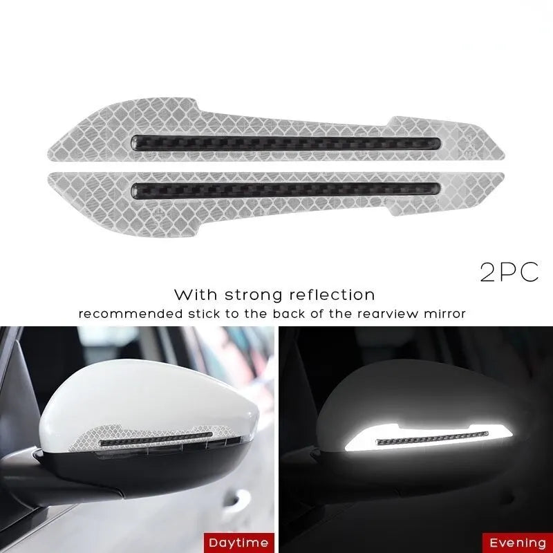 Clearance_Reflective Stickers Warning Strip Tape Traceless Protective Car Sticker Warn on Car Rearview Mirror Exterior Auto Acce