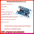 TP4056|18650 lithium battery 3.7v 3.6V 4.2V lithium battery charging board 1A overshoot and over-discharge protection   shell