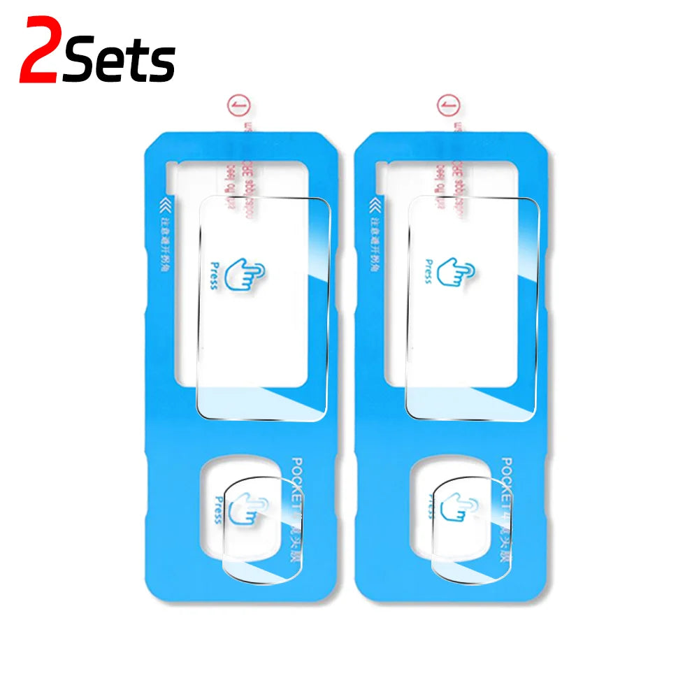 Lens Protector+Screen Protector For DJI Osmo Pocket 4 3 Easy Install Auto-Alignment Kit Tempered Glass Films For DJI Pocket 3 4