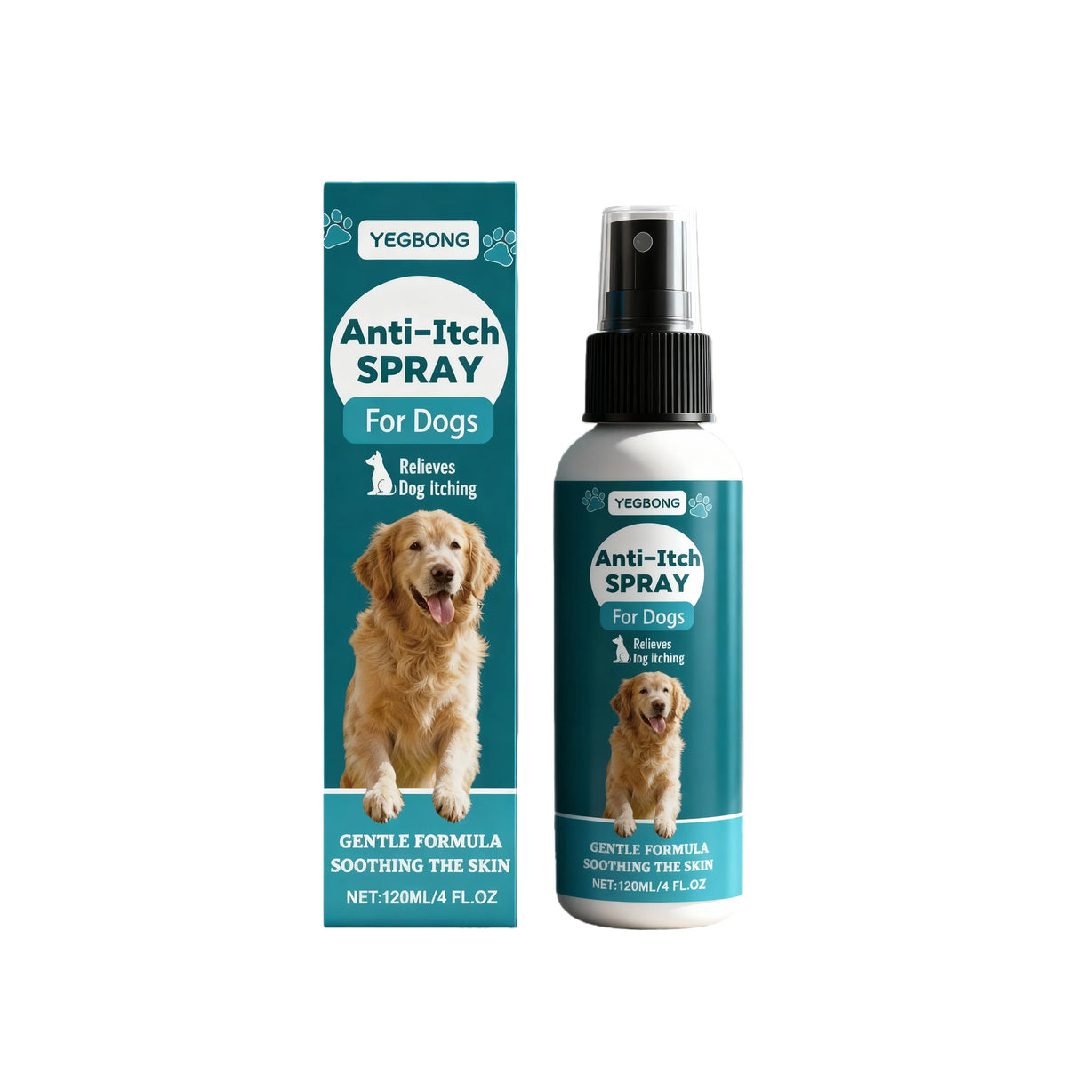 Pet Skin Care Spray - Gentle Ingredients, Relieves Pet Skin Discomfort, Topical Care Spray