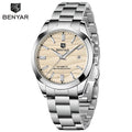 BENYAR Top Sand Series 40mm Hot Selling Mechanical Watch 316L Stainless Steel Simple 5 Bar Waterproof Automatic Men's Watch