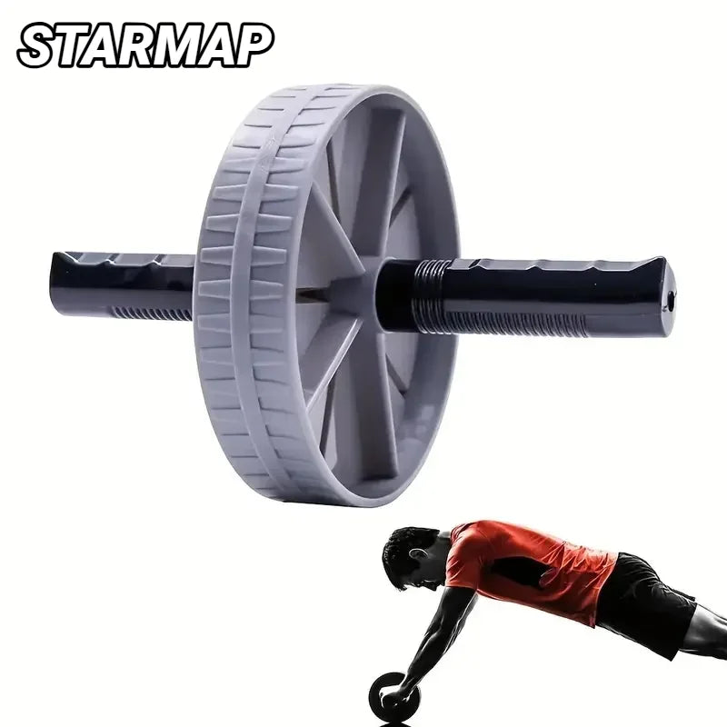 1Pcs Abdominal Wheel Strong Load Bearing Non-slip Roller Strengthen Muscle Exercise Equipment Fitness Training Home Use Silent