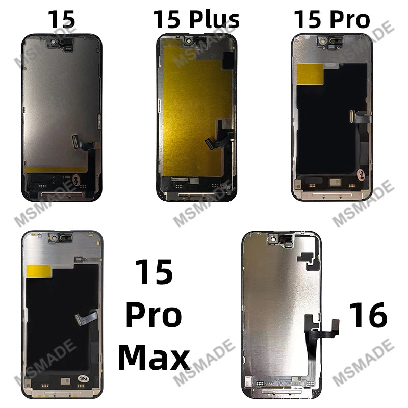 OLED 16 LCD For iPhone X XS XR 11 12 13 Pro Screen For INCELL 16 Pro Max Display 12 Mini For iPhone 14 Plus 15 pro Touch Screen