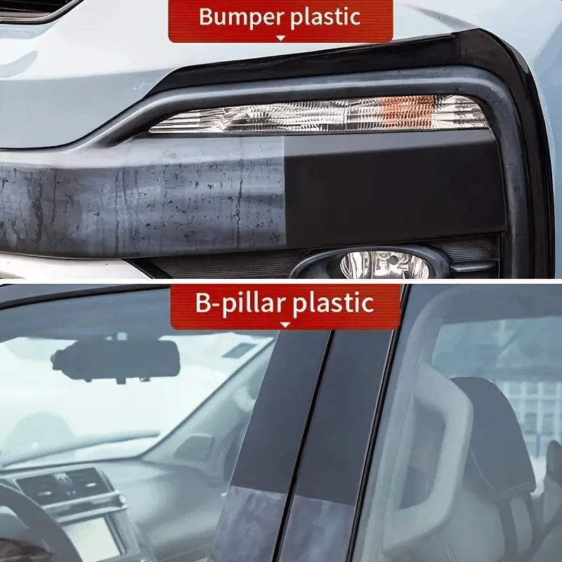 Universal Leather and Plastic Repair Polishing Wax - Car Interior Leather/Plastic/Rubber Care and Restoration Cream
