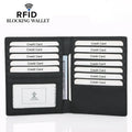 New Card Bag Genuine Leather Bank Large Capacity Rfid Anti-theft Multiple Card Slots Men and Women Wallets