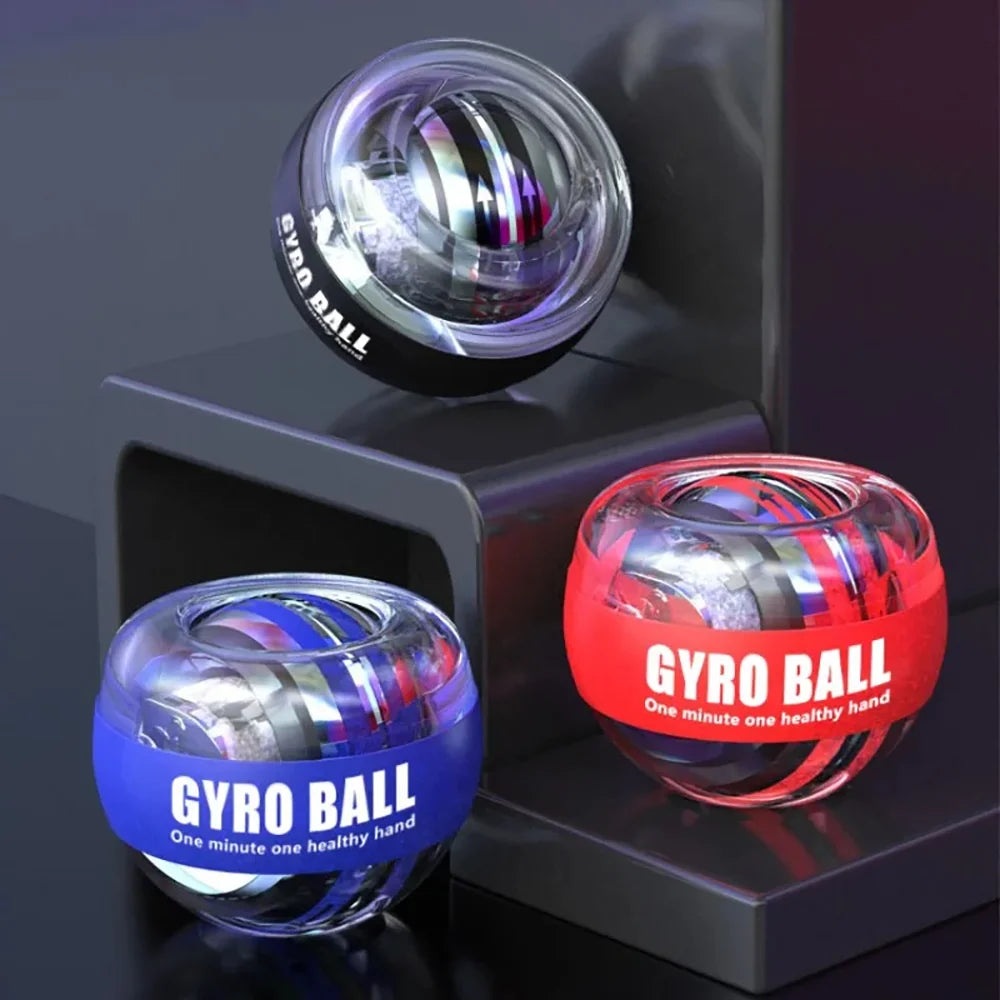 Portable Self-lifting Wrist Gyro Grip Ball Forearm Trainer Strength Exerciser to Build Arm and Finger Muscles