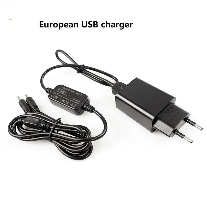 Rechargeable Battery Charger with Batteries for Heated Gloves Heated Socks Heating Jacket USB Charger 7.4V,2200MAH Battery
