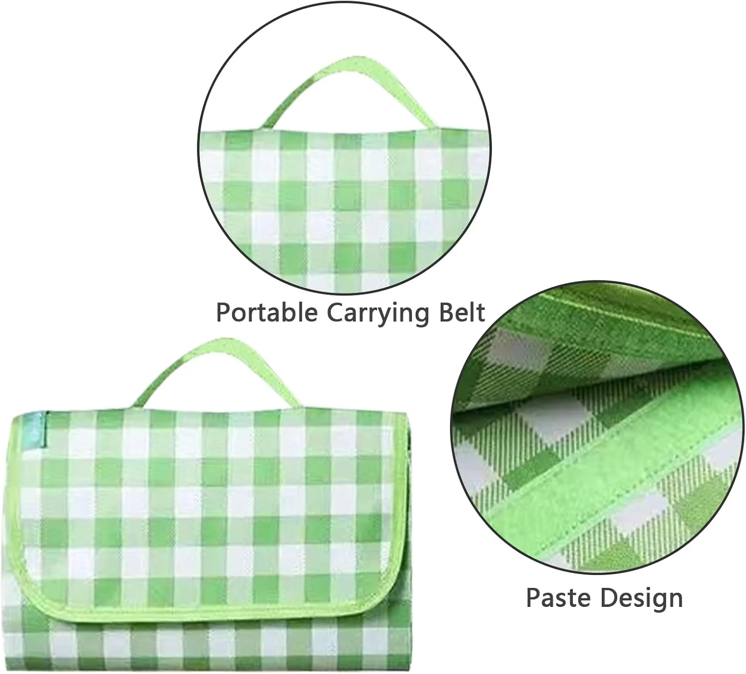 Portable Foldable Picnic Mat Waterproof Thick Outdoor Camping Moisture Proof Grass Ground Blanket for Beach Park