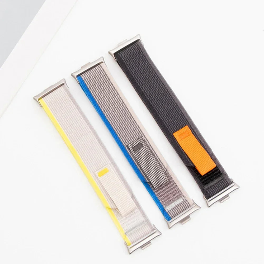 Nylon Loop Strap for Xiaomi Redmi Watch 4 5 Adjustable Elastic Bracelet Watchband iWatch Mi Band 8 Pro/9 Pro Band Accessories