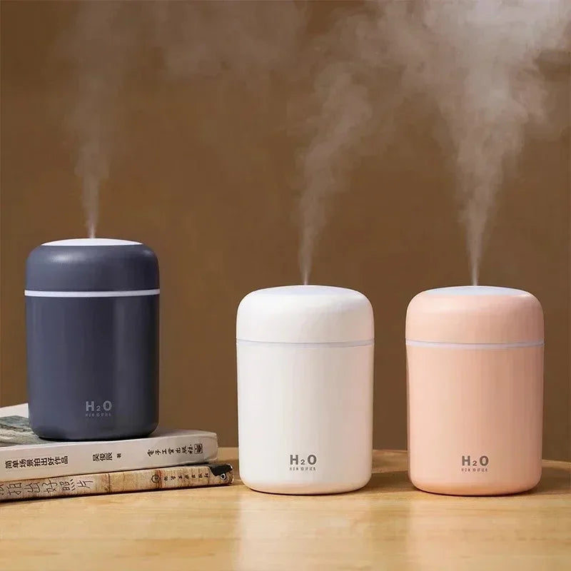 Mini USB Portable Spray Humidifier Atomizer Small Desktop for Car with Essential Oil Aromatherapy Mister