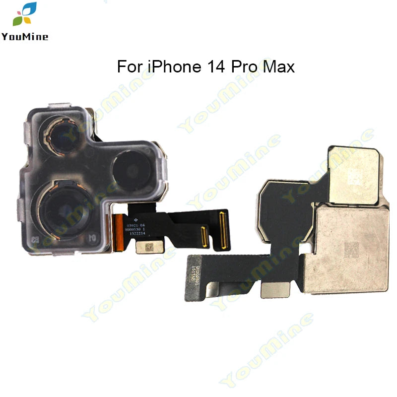 Quality Rear Camera For iPhone 12 mini 13Pro 14 Pro Max Back Camera For iphone 13 mini 14 Plus Rear Main Lens Flex Cable Camera