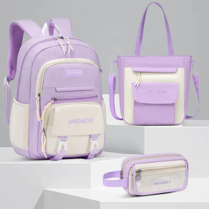 School Bags Girls Backpack Back Pack For Teenager Women Children Female Schoolbag Primary High Bagpack Class Teens Book Bag