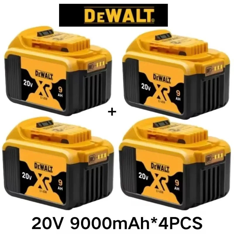 Original for DEWALT 20V/60V battery DCB606 DCB609 DCB182 DCB205 DCB206 DCB209 power tool 18V battery 6Ah 9Ah battery.
