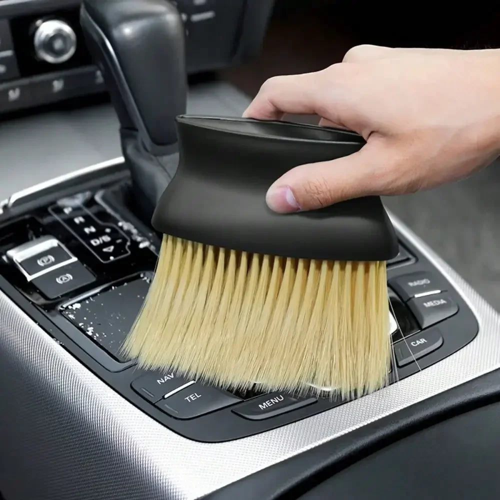 Soft Detailing Duster Brush for Car Air Outlet & Dashboard AC Vents, Portable Cleaning Tool for Auto Interior Home Office Use