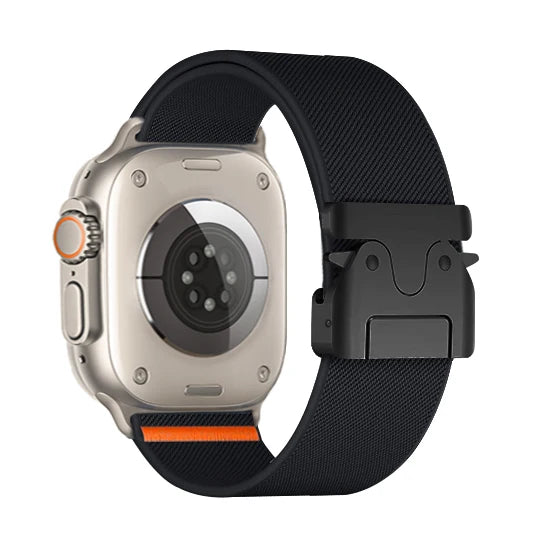 Nylon Strap for Apple Watch Ultra Band 49mm 10 9 8 7 46mm 45 41 44 40mm 42mm Braided Elastic Bracelet for IWatch Series 6 SE 5 4
