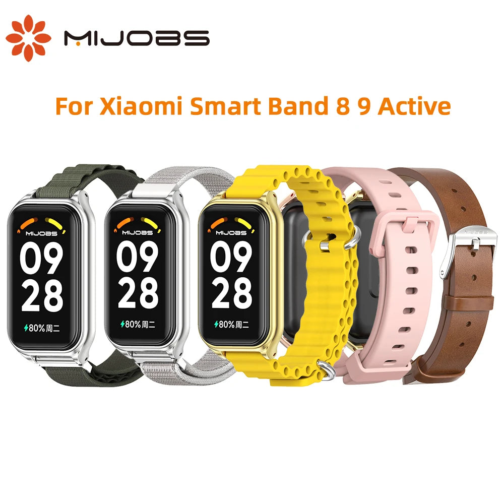 For Xiaomi Smart Band 9 8 Active Watchband Bracelet for Mi Band 9 Active Correa Wrist Strap Replacement Accessories