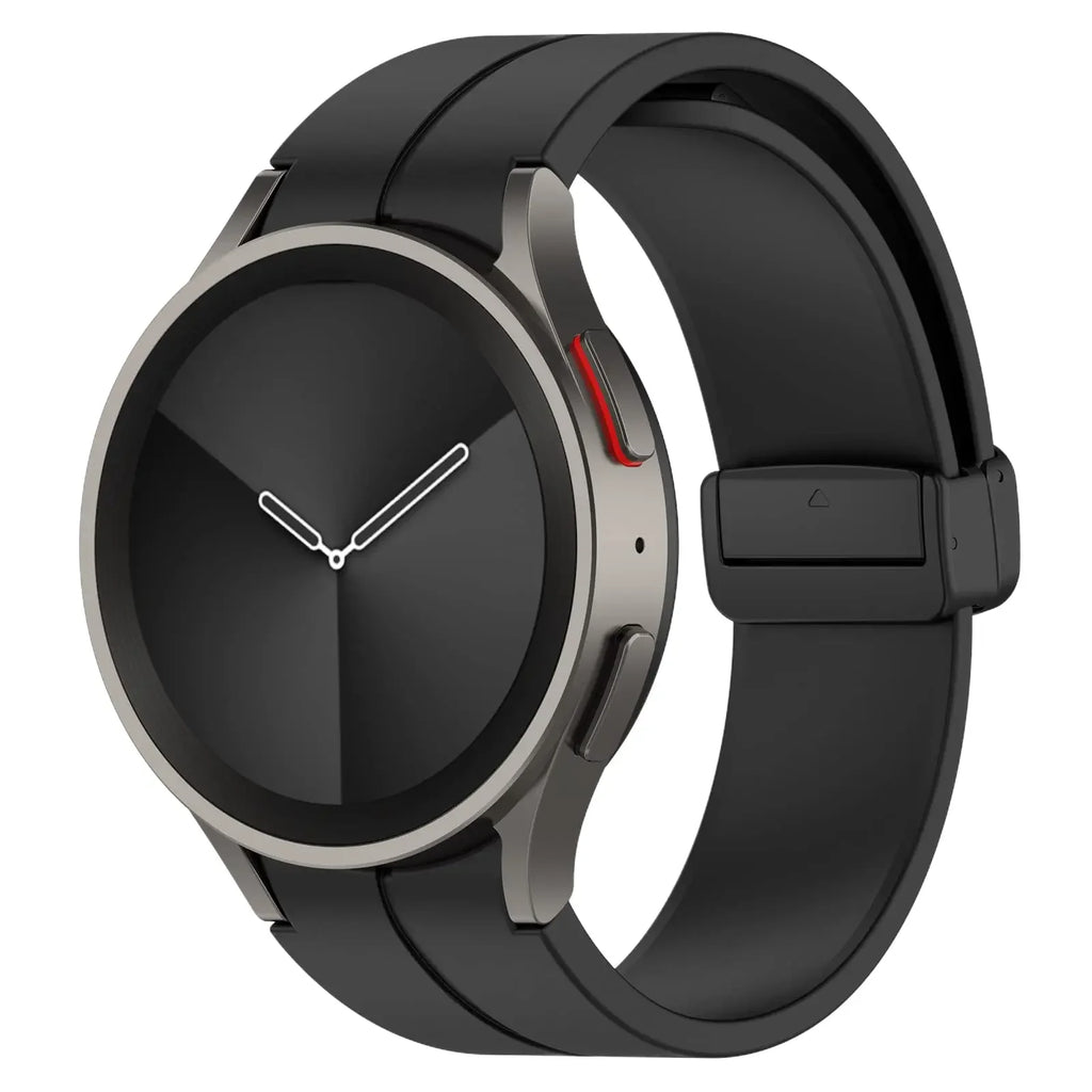 Original Silicone Band for Samsung Watch 7 6 5 4 Classic Strap 47mm 43mm 44mm 40mm Magnetic Buckle For Galaxy Watch 5 Pro 45mm