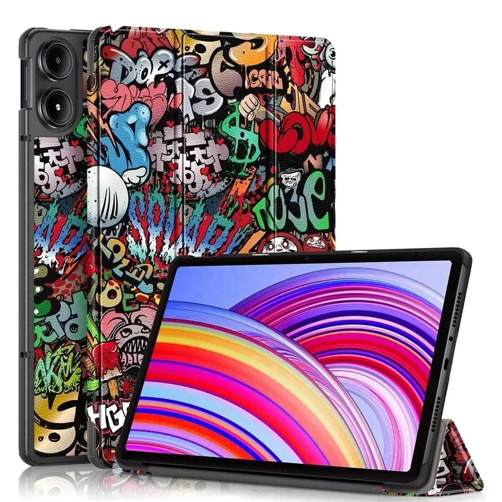 2024 Tablet Case For Xiaomi Redmi Pad Pro 12.1 inch Tri-Folding Stand Smart Leather Cover For Redmi Pad Pro 12.1" Funde tablets