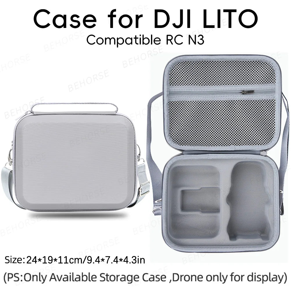 Storage Bag for DJI Lito X1/Lito 1 Carrying Case RC 2/RC N3 Portable Handbag Box Shoulder Bag for DJI Lito X1 Drone Accessories