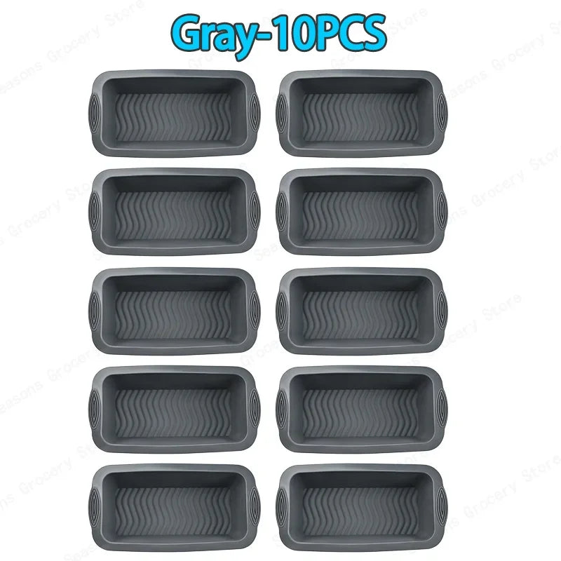 1-10PCS Extra Large Silicone Ice Cube Molds Cold Bath Ice Bucket Making Ice Cubes Cake Baking Molds New Ice Compartment Molds
