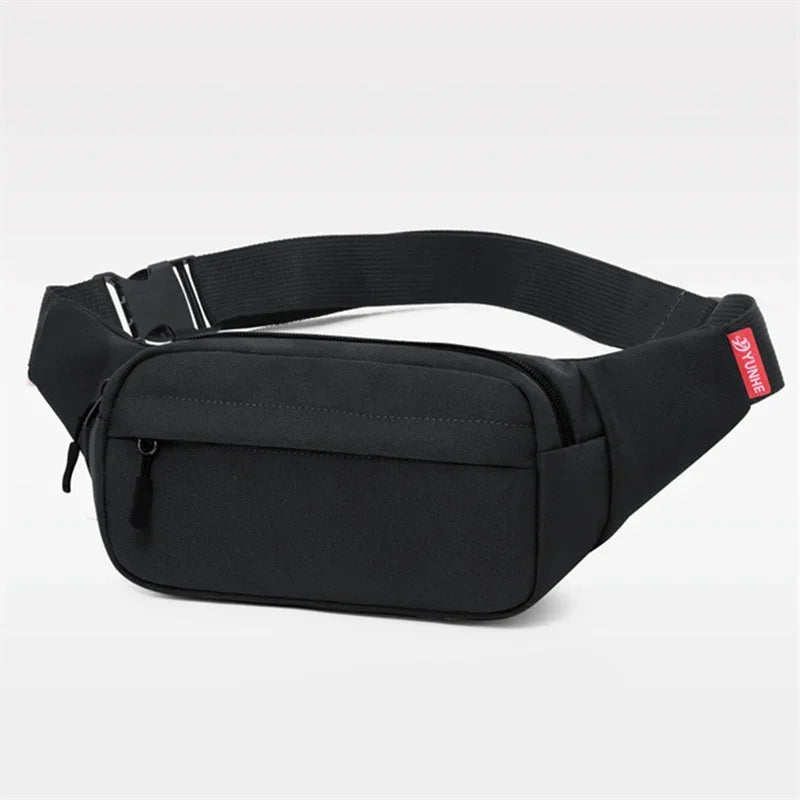 2025 Men's Sports Fanny Pack Fashion Phone Female Chest Bag Unisex Waist Bag Women Small Canvas Shoulder Casual Crossbody Bags