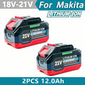 21V 6/9/12AH For Makita 18V Battery Power Tools Li-ion Replacement LXT BL1850 BL1860 DDF487 for 18V Screwdriver with BMS -