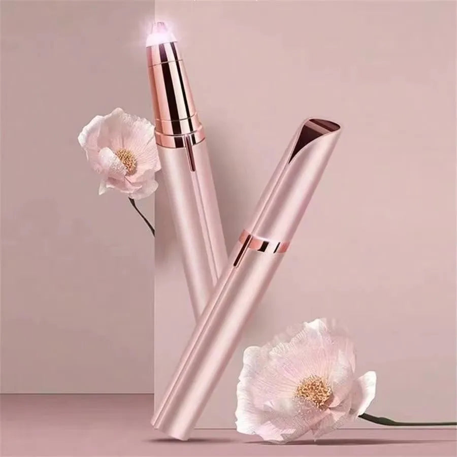 Electric Eyebrow Trimmer Security Hair Removal Eye Brow Epilator USB Charger Mini Shaper Shaver Hair Removal Painless Beauty