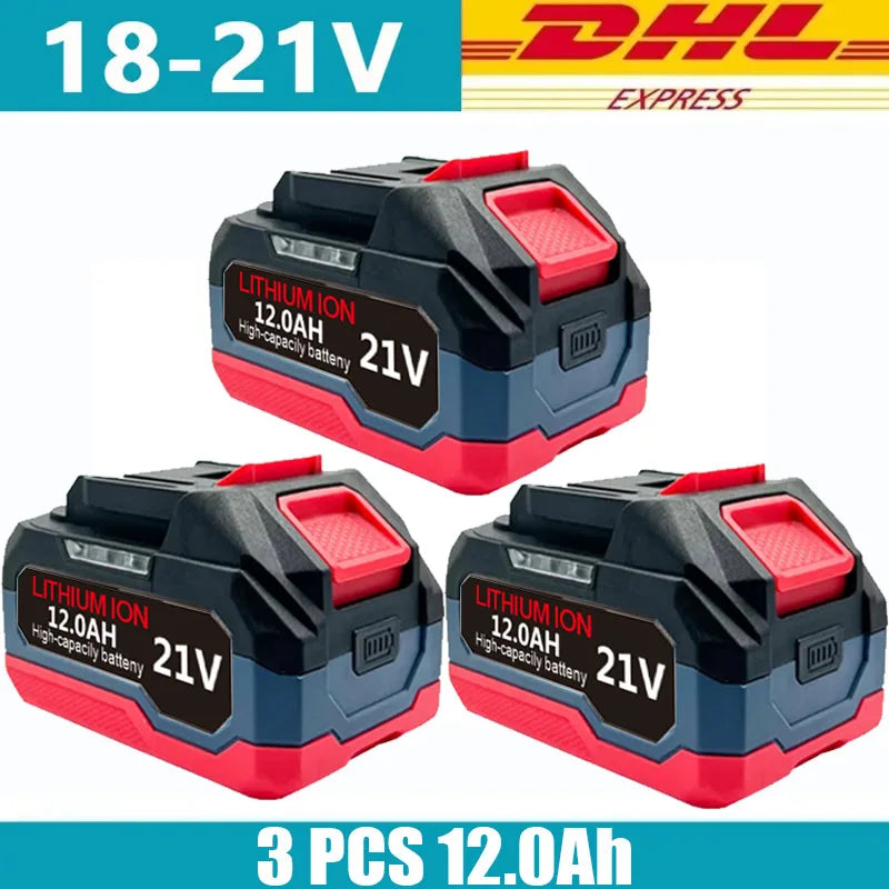 18V 21V 6.0 9.0 12.0Ah Rechargeable Lithium Battery For Makita 18v Power Tools Cordless Wrench Saw Drill Grinder Screwdriver .