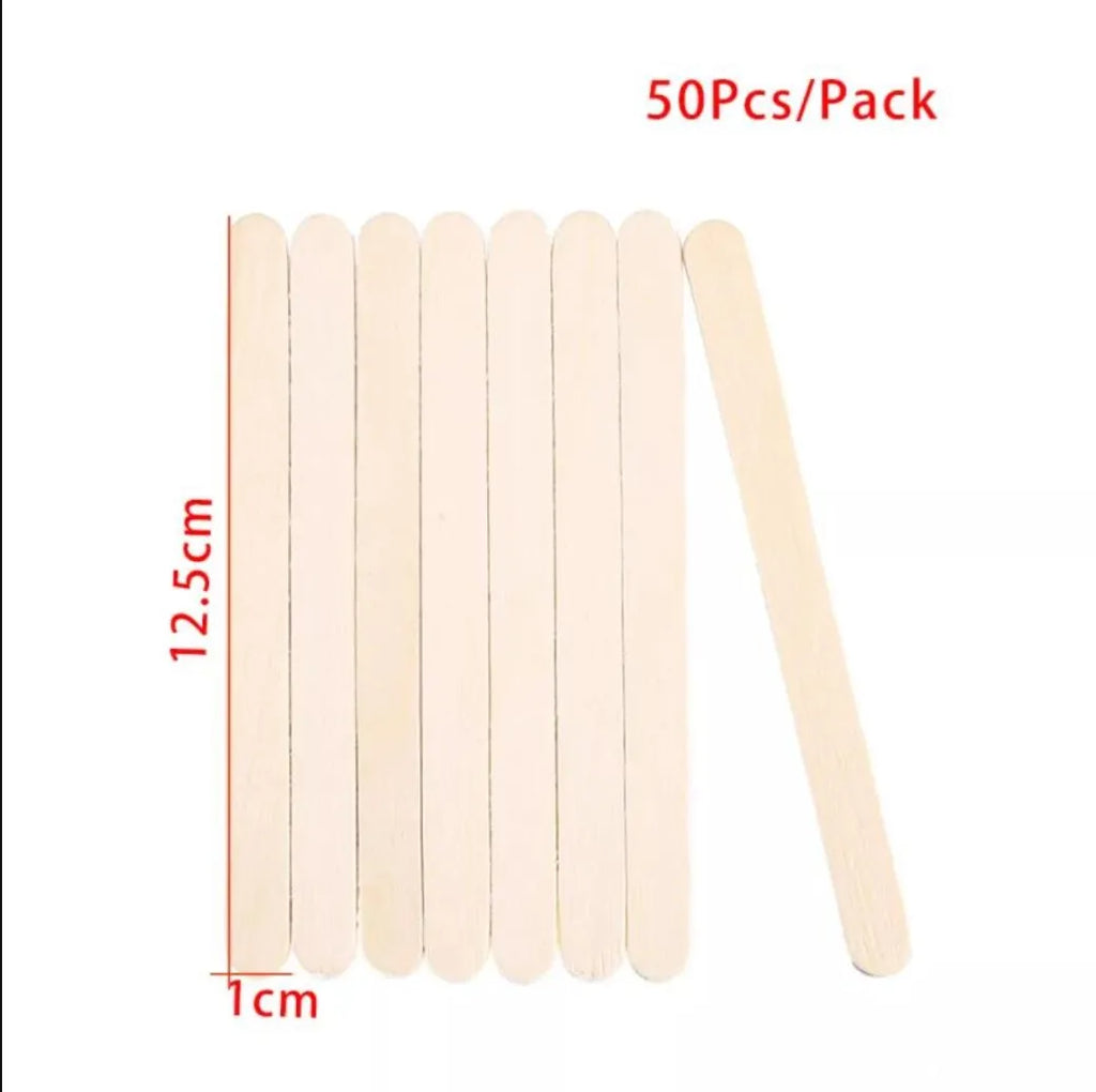 50/100/150Pcs Resin Tool Epoxy Stirring Stick Popsicle Ice Cream Stick Handmade DIY Resin Mold Wood Ice Pop Sticks Making Tools