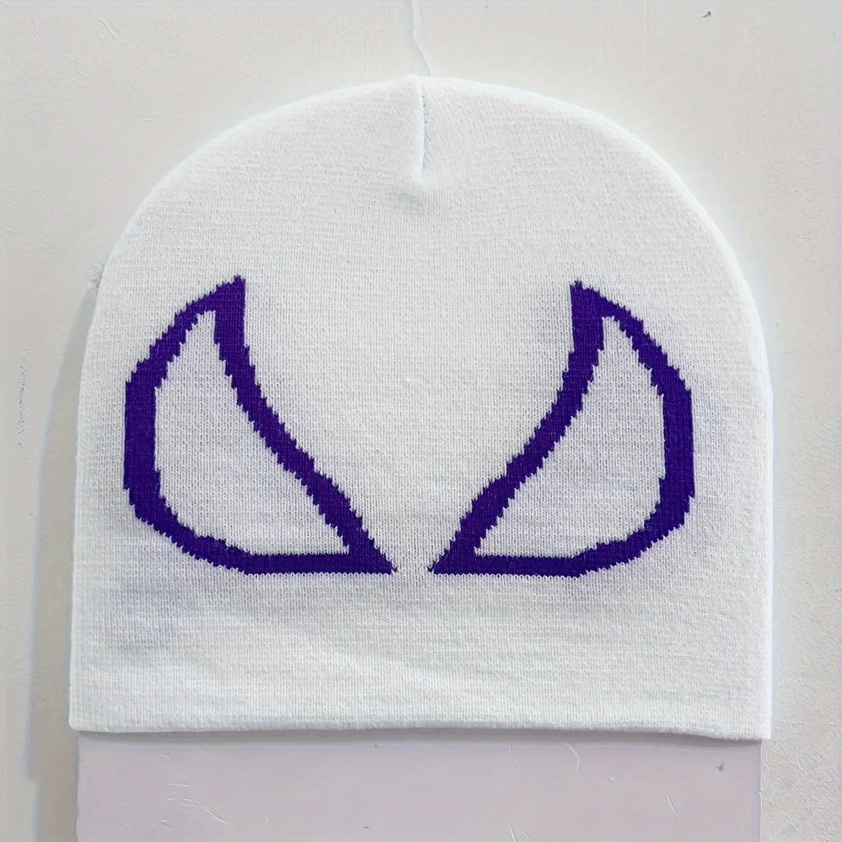 Spider Pattern Anime Cartoon Skeleton Beanie Stretch Knit Hat Warm Women Men Skull Cap