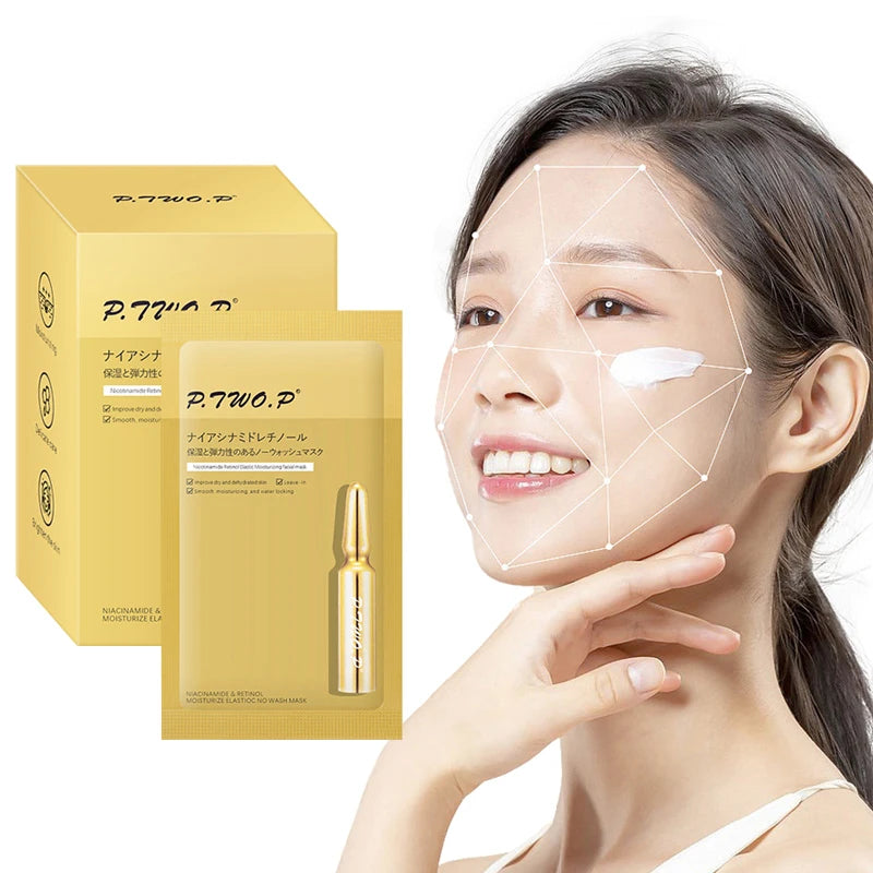 30pcs Face Mask Collagen Moisturizing Hyaluronic Acid Facial Mask Cream Repair Anti Wrinkle Sheet Sleeping Face Mask Skin Beauty